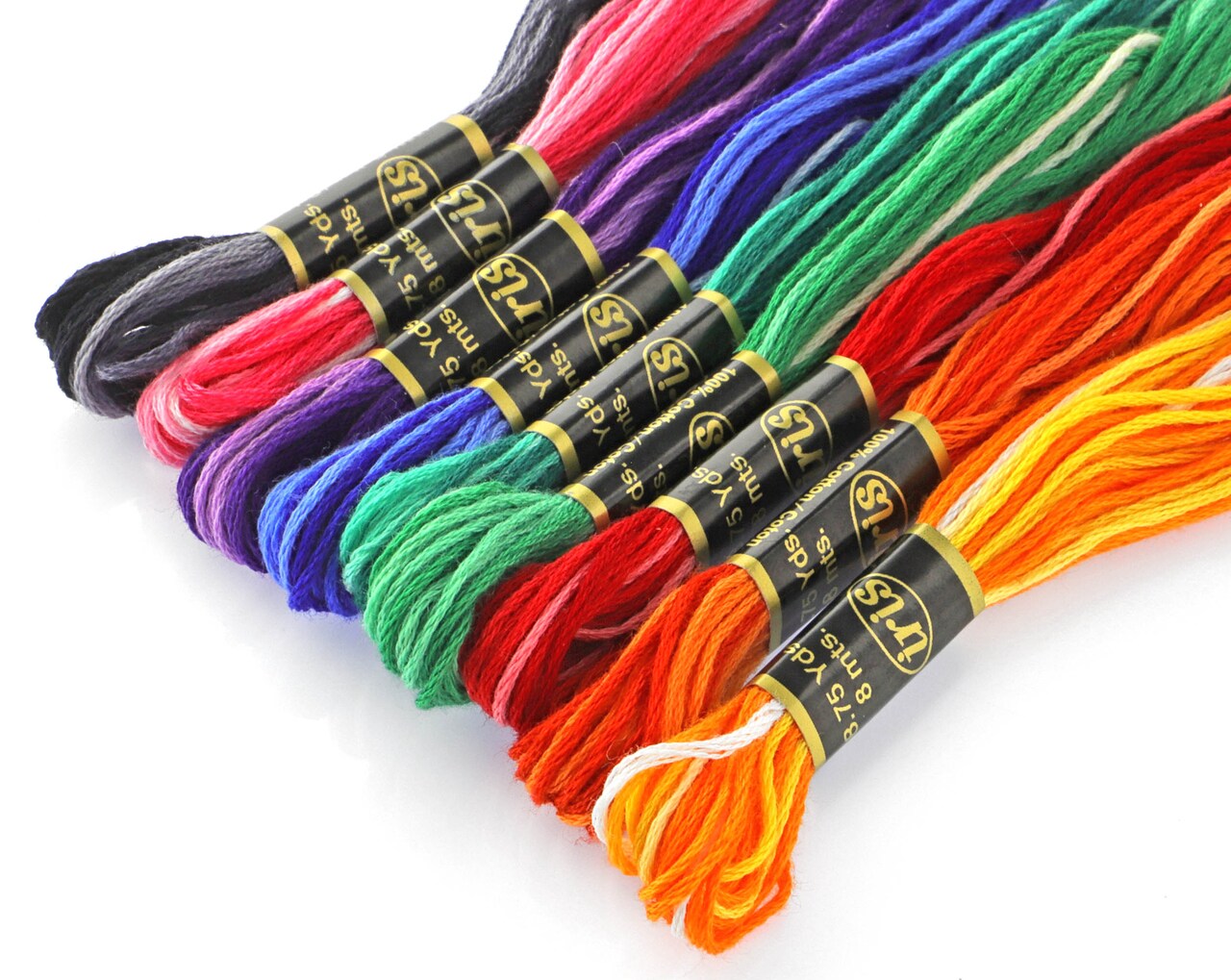 Essentials By Leisure Arts Arts Embroidery Floss Pack 36pc Variegated